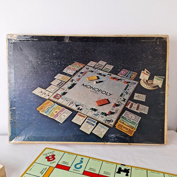 Vintage Monopoly Board Game Parker Brothers 1974 Anniversary Edition Metal Piece - Picture 7 of 15